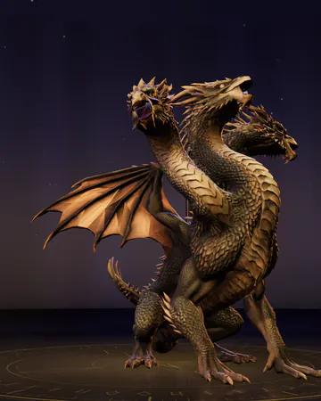 Ancient Dragon, rendered in the game’s studio.