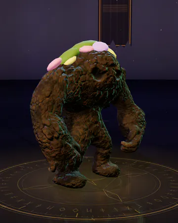 Blossom Moss Elemental, rendered in the game’s studio.
