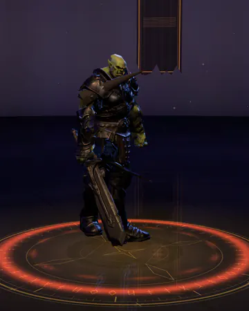 Blackclad Bandit, rendered in the game’s studio.