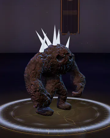 Crystal Elemental, rendered in the game’s studio.
