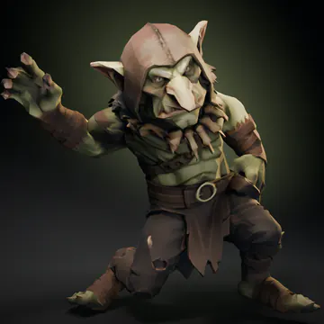Studio shot of Bandits and orcs.