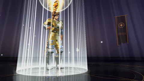 In-game screenshot of the Light of Dawn ultimate.